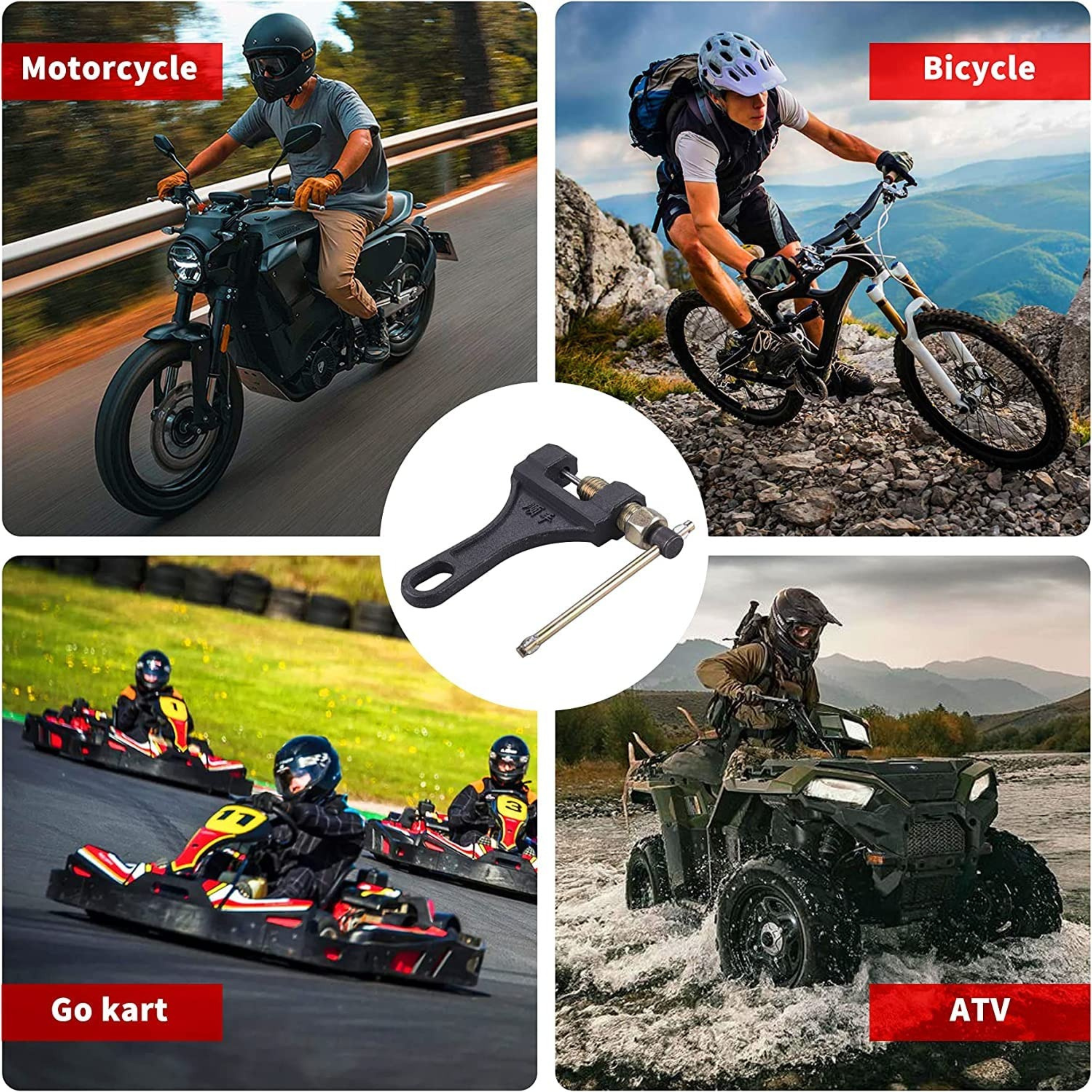 Motorcycle Chain Link Removal Tool 420-530