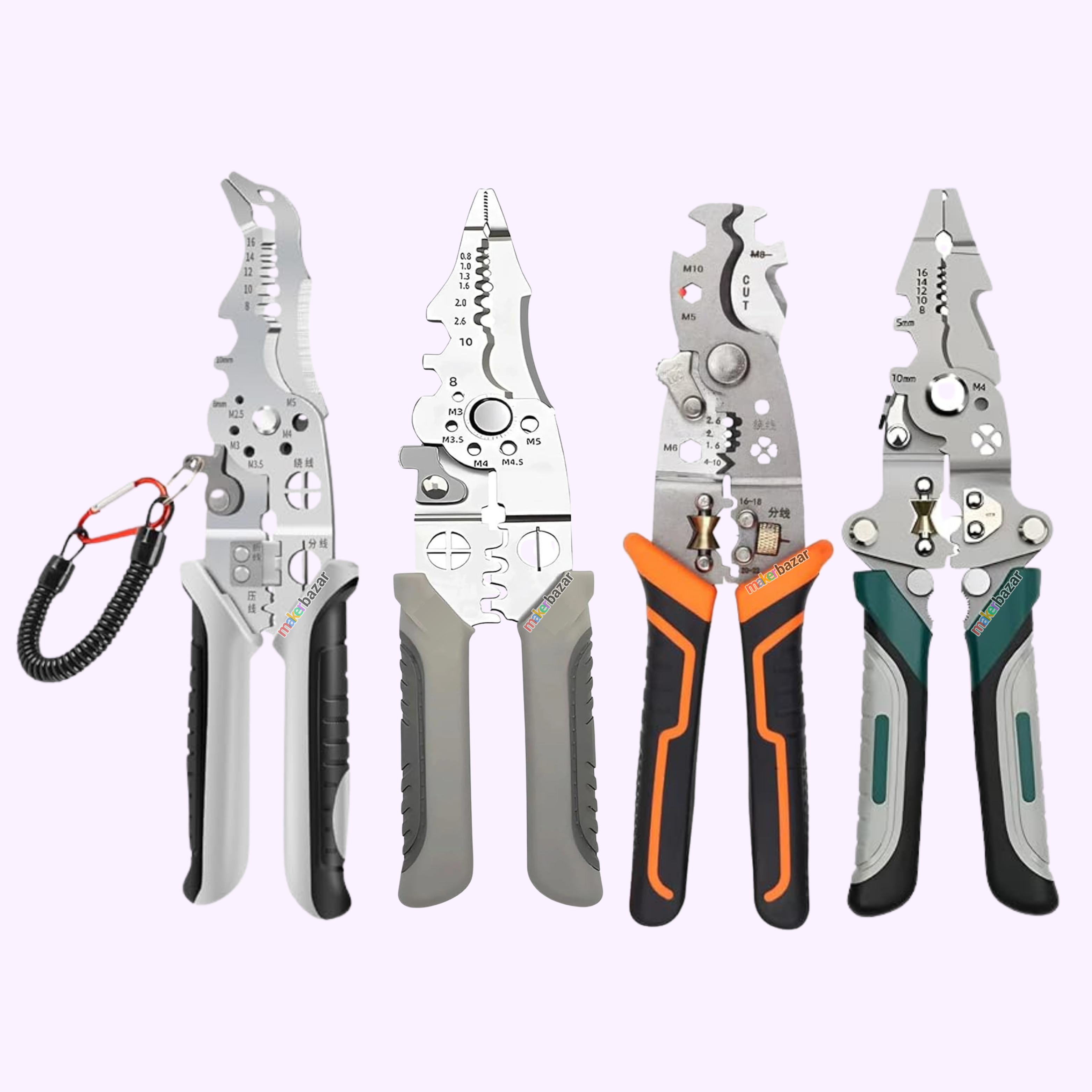 Multifunctional Wire Stripper, Crimper & Cable Cutter Tool Plier