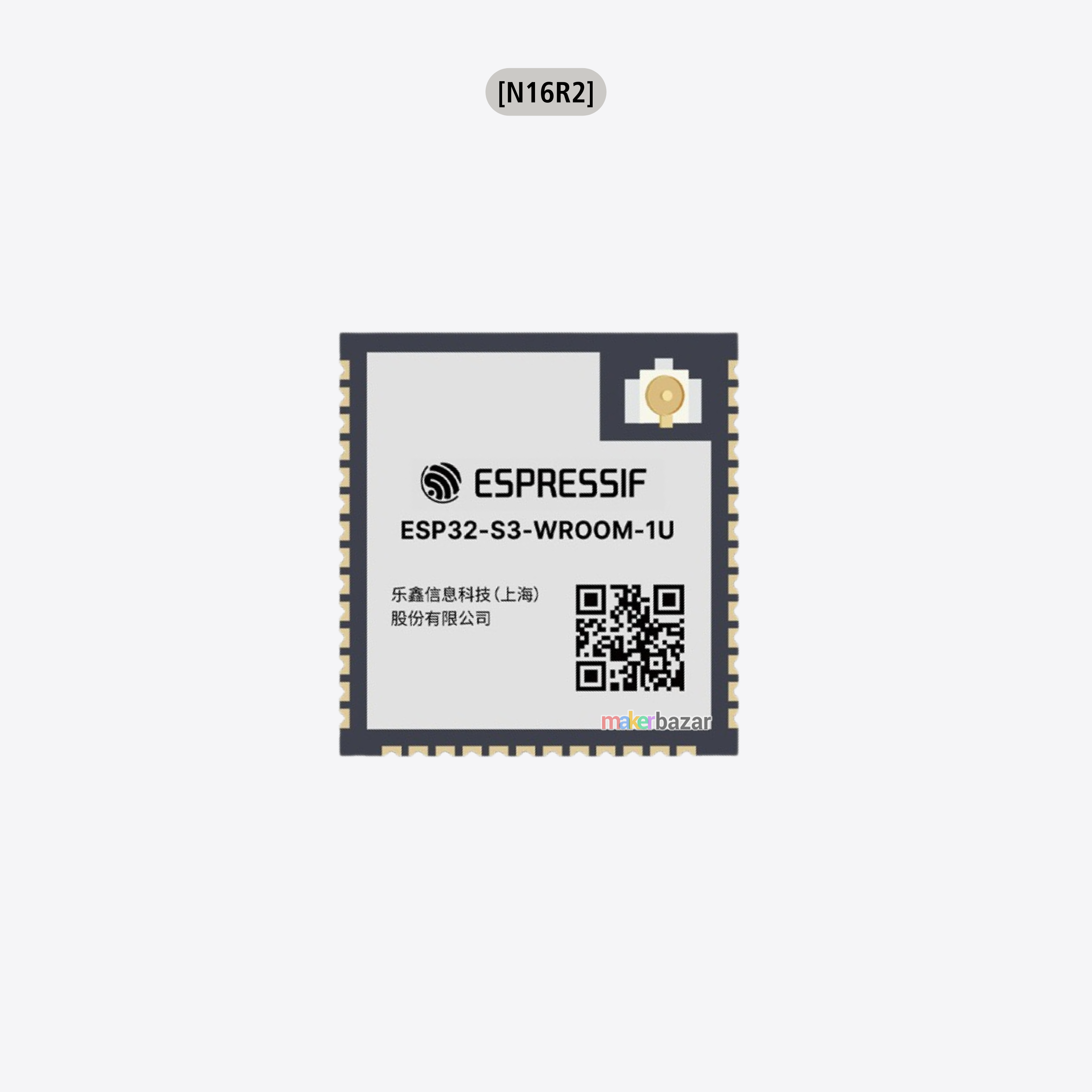 Espressif ESP32-S3-WROOM-1U Wi-Fi + Bluetooth 5 LE MCU Module - External Antenna