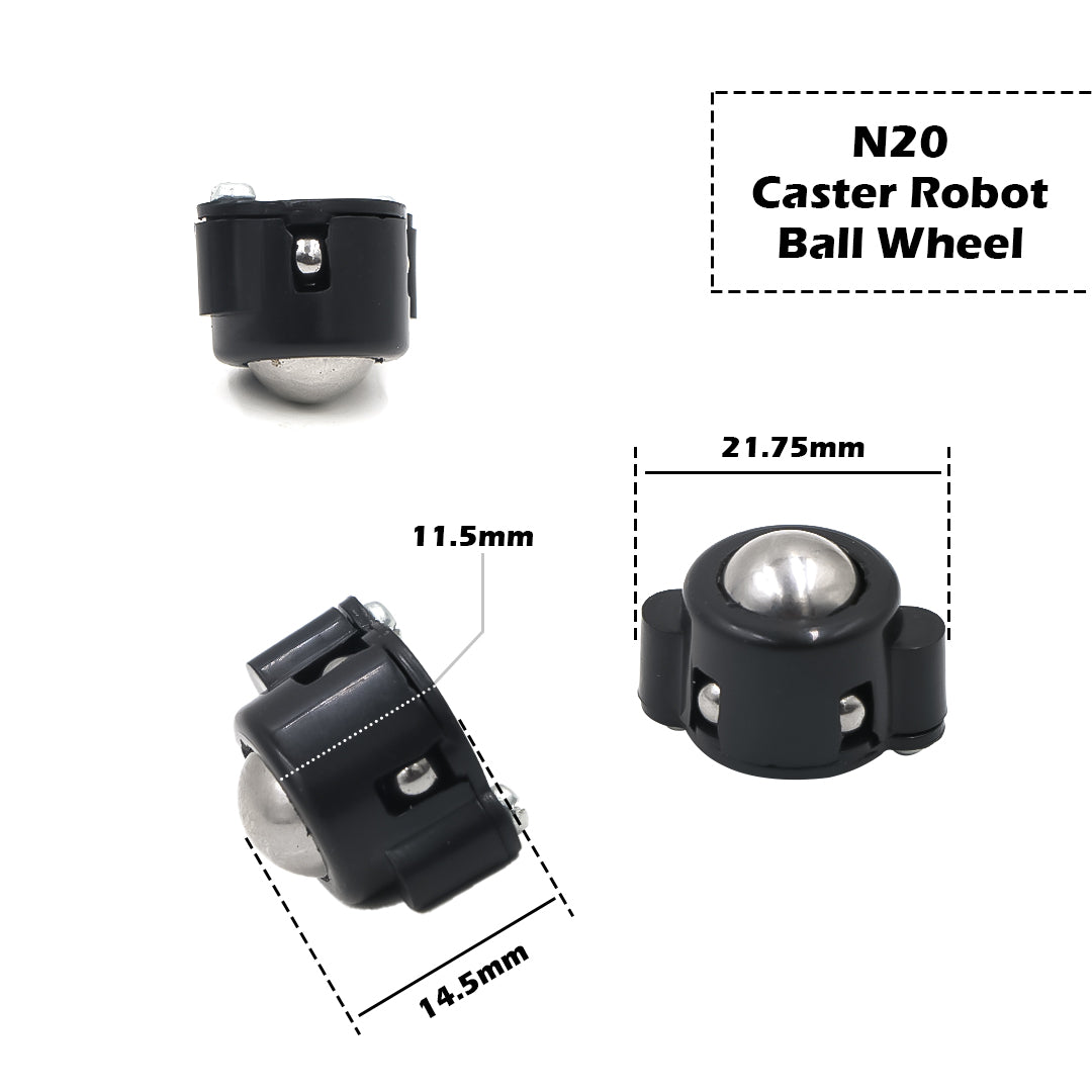 MINI 3PI car N20 Caster Robot Ball Wheel
