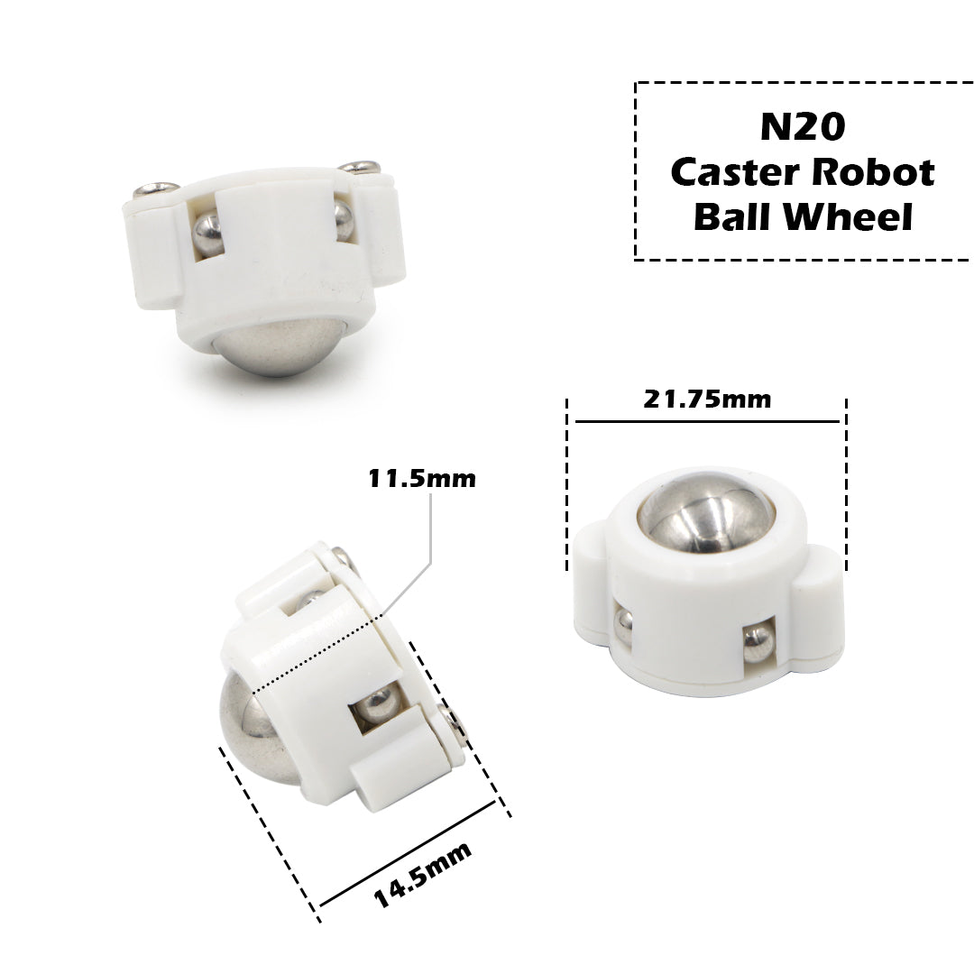 MINI 3PI car N20 Caster Robot Ball Wheel