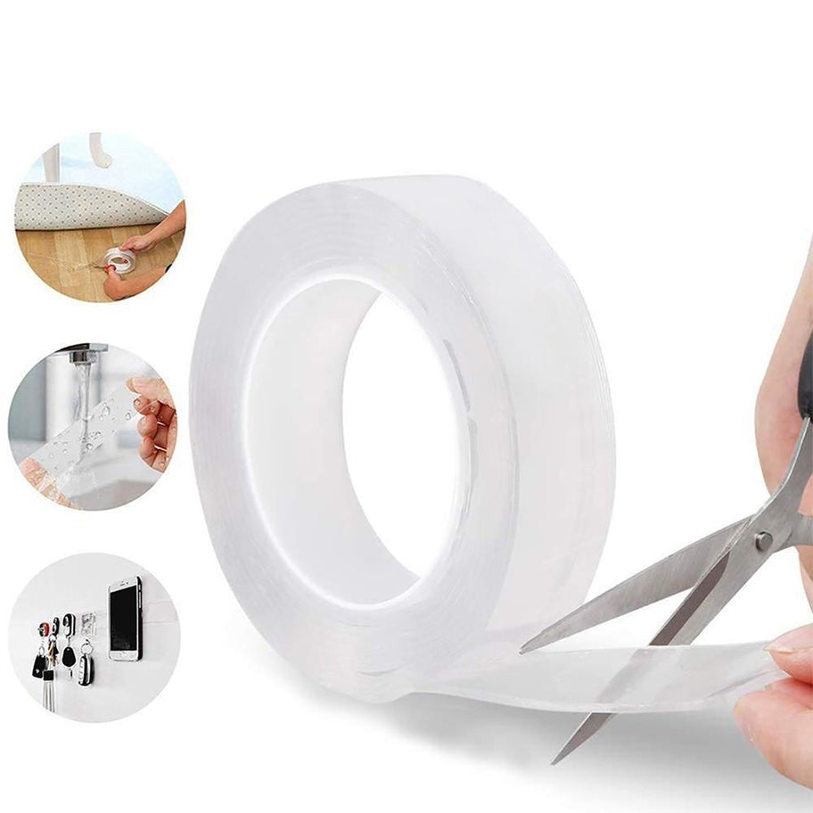 30mm Double-Sided Nano Adhesive Silicone Grip Gel Tape