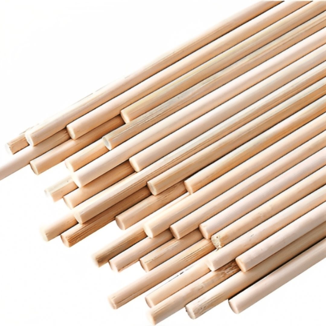 Natural Round Bamboo Sticks