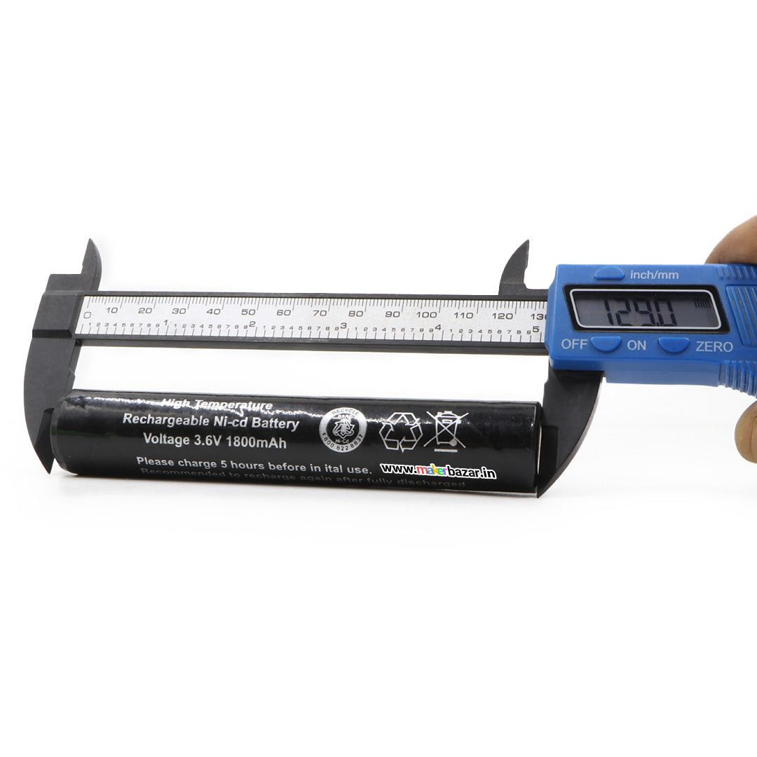 Generic : 1800mAh 3.6V Size-3SC Cell NiCd Rechargeable Battery with Button Top
