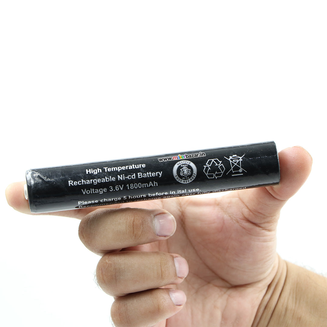 Generic : 1800mAh 3.6V Size-3SC Cell NiCd Rechargeable Battery with Button Top