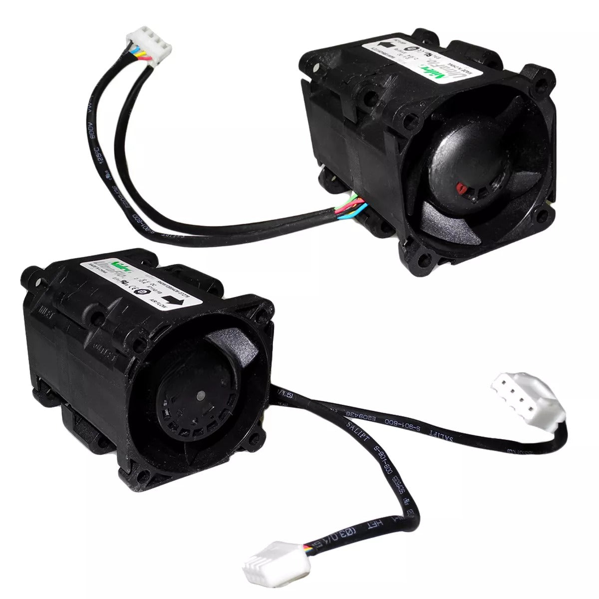 4x4x5.5cm 12-Volt Counter-Rotating Brushless Double Fan for CPU Cabinet Cooling