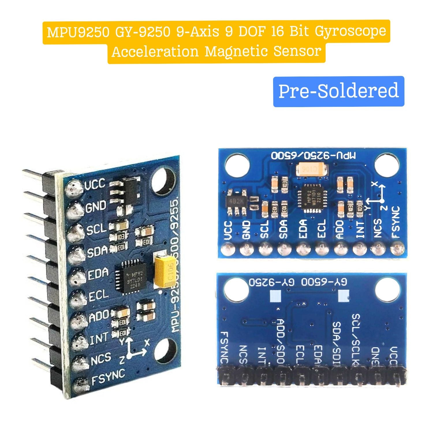 MPU Attitude Gyro Accelerator Magnetometer Sensor Module