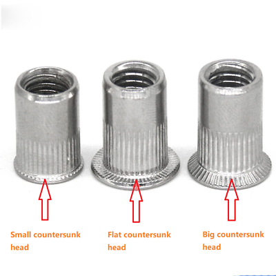 Silver Metal Rivet Insert Nut