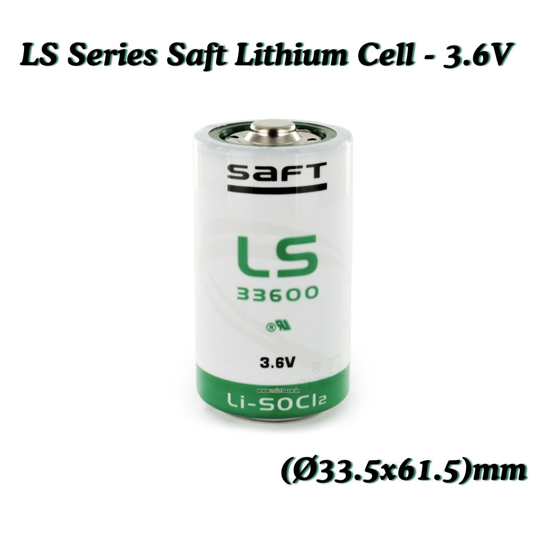 3.6V LS & LSH Series Saft Lithium Cell