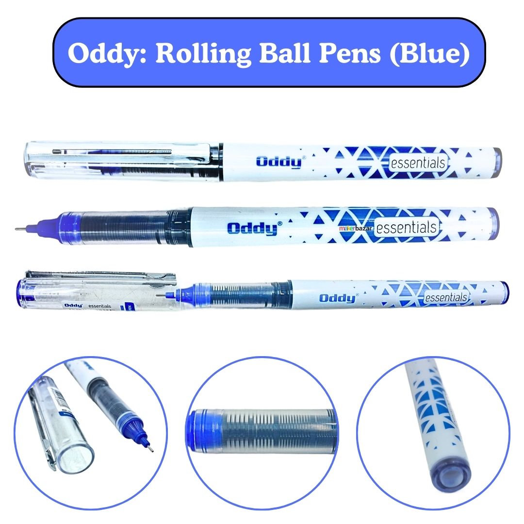 Oddy: Rolling Ball Pens Quick-Drying Ink 0.5mm Extra Fine Point Pens