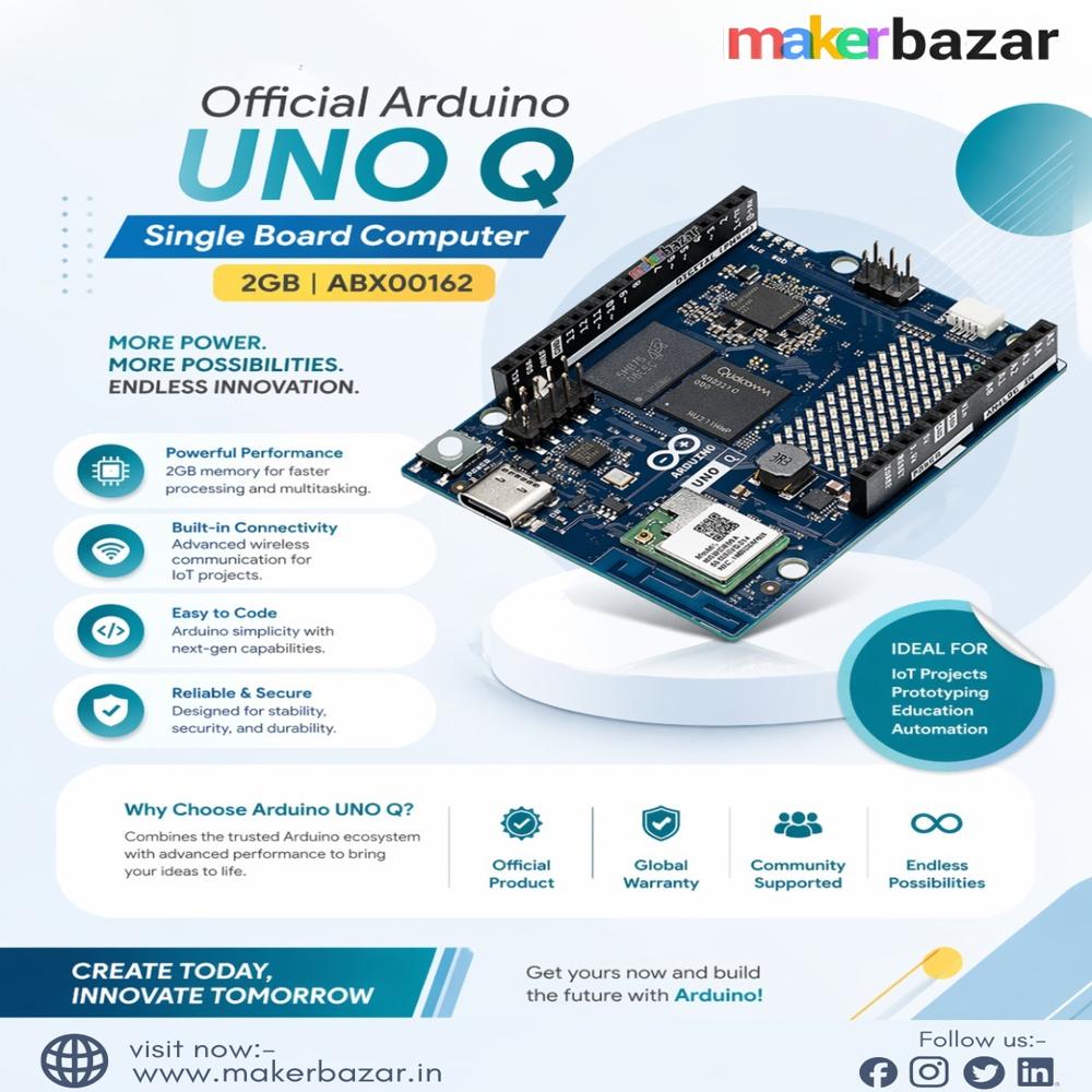 Official Arduino UNO Q Single Board Computer 2GB ABX00162