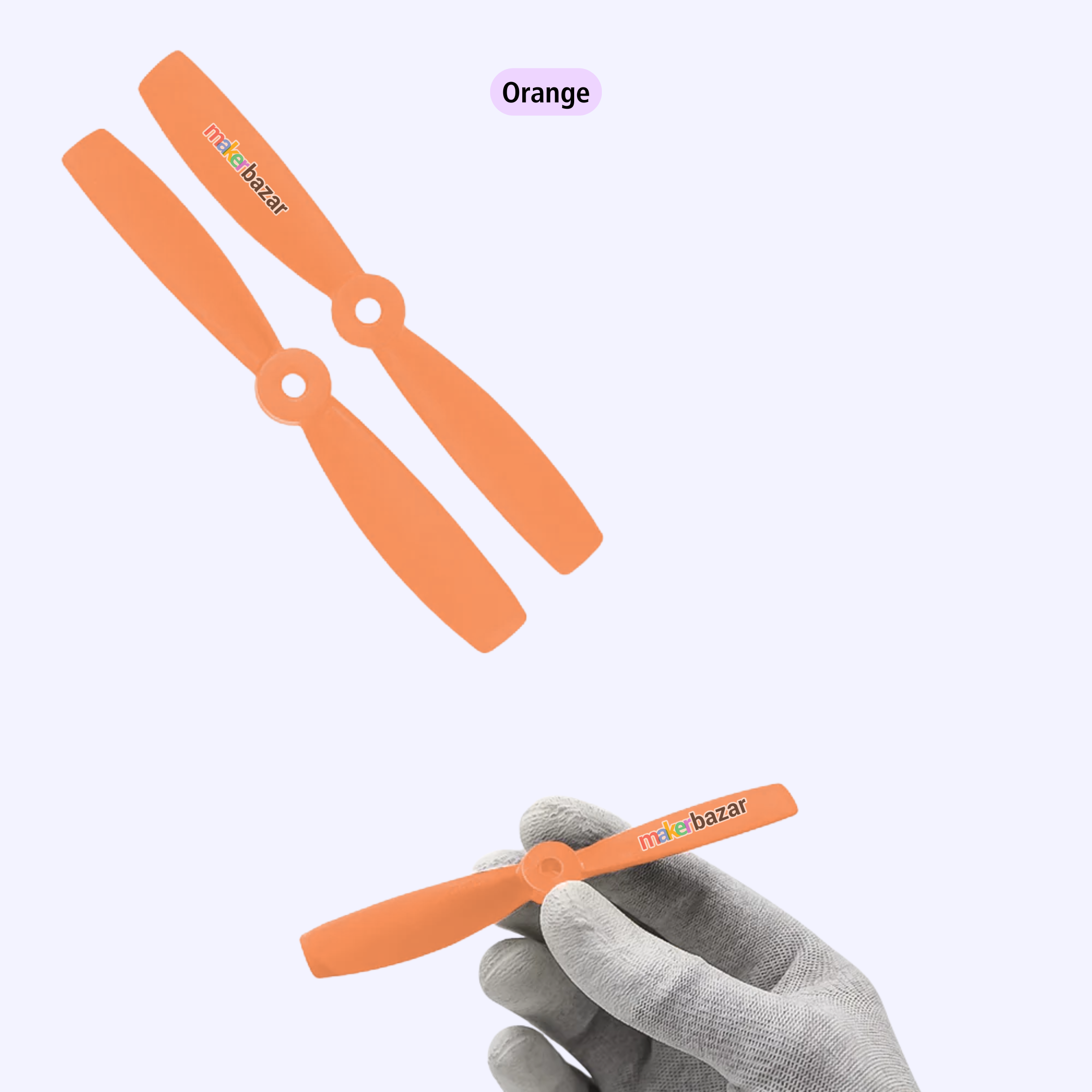 2-Blades 4.5mm Propellers For Drone/Quadcopters CW + CCW (1-Pair)