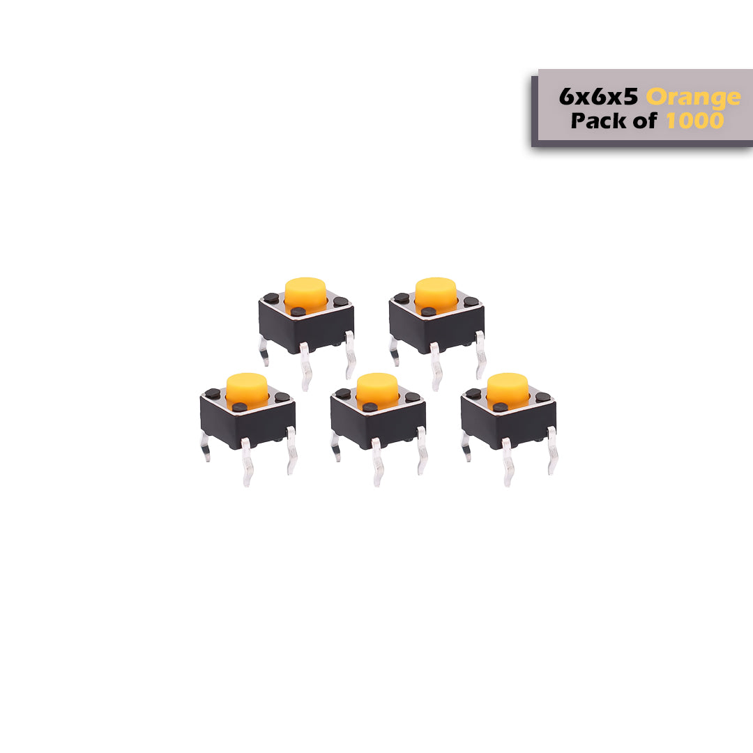6x6mm DIP Mini Tactile Push Button Switch - 4Legs