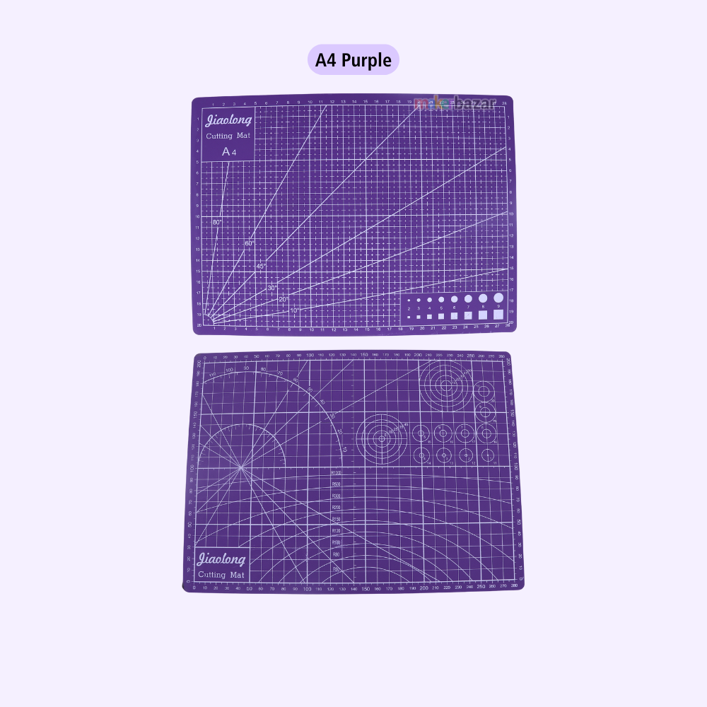 Self-Healing 5-Layered Flexible Cutting Mat Marked with Pattern and Grids