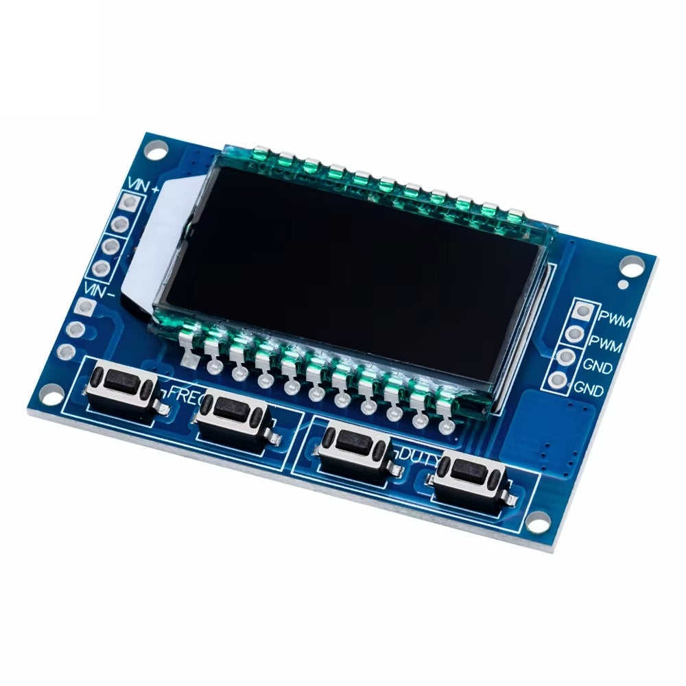 3.3V-30V 1Hz-150Khz Signal Generator PWM Pulse Frequency Duty Cycle Adjustable Module LCD Display Module
