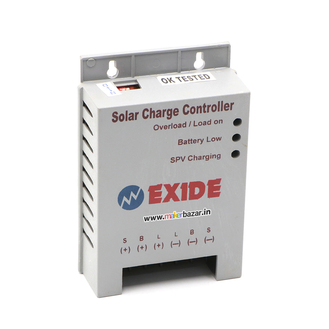Exide 12V/24V 6A PWM Solar Charge Controller