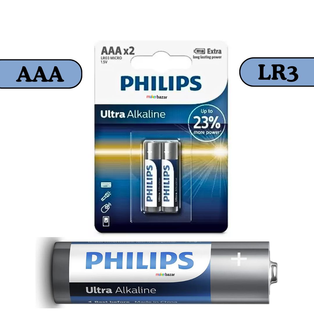 Philips: AA/AAA Ultra Alkaline Cell (Blue)