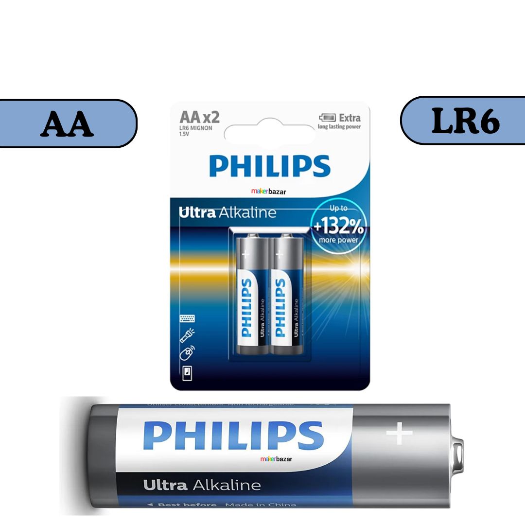 Philips: AA/AAA Ultra Alkaline Cell (Blue)