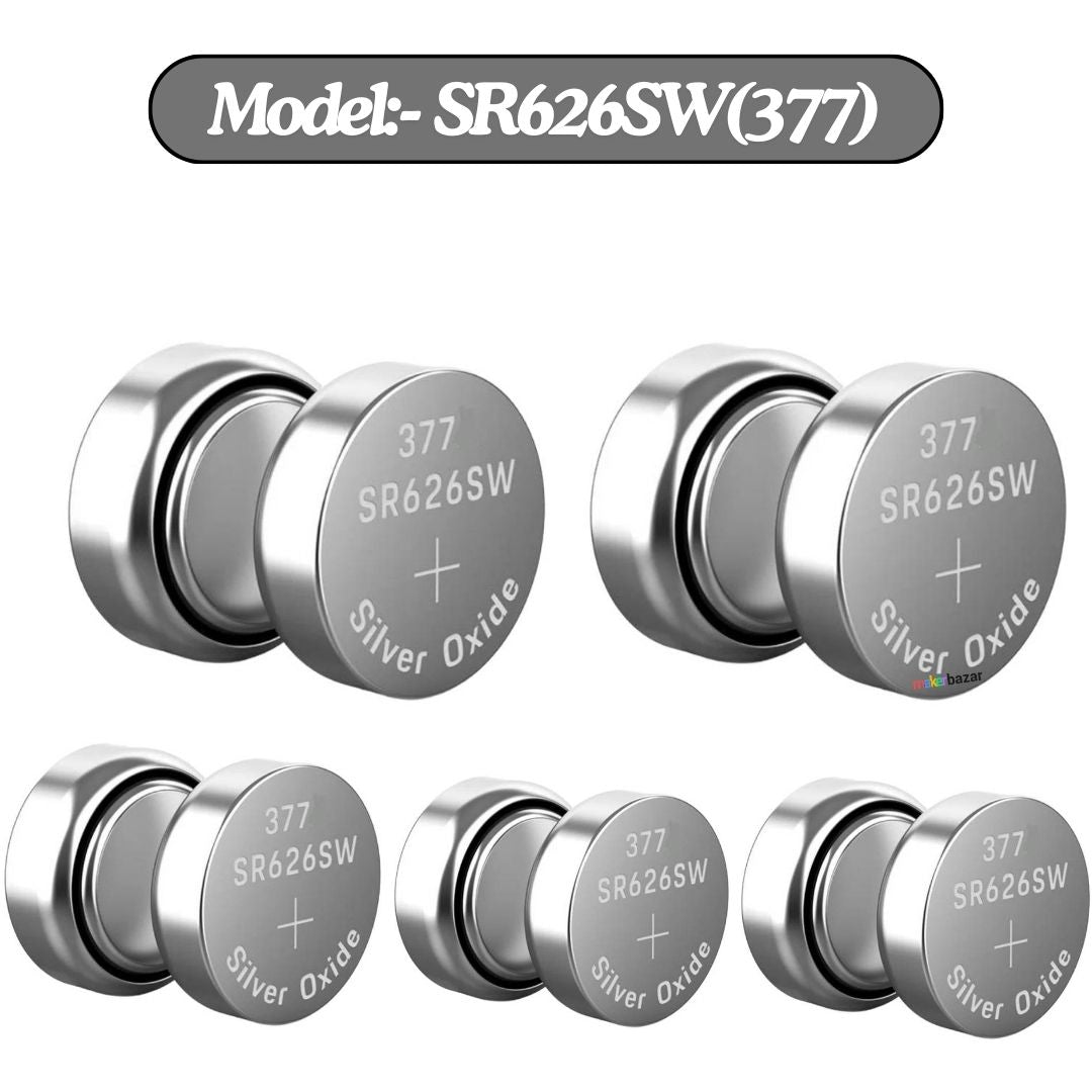 1.55V Wrist Watch Button Cell Silver Oxide Battery