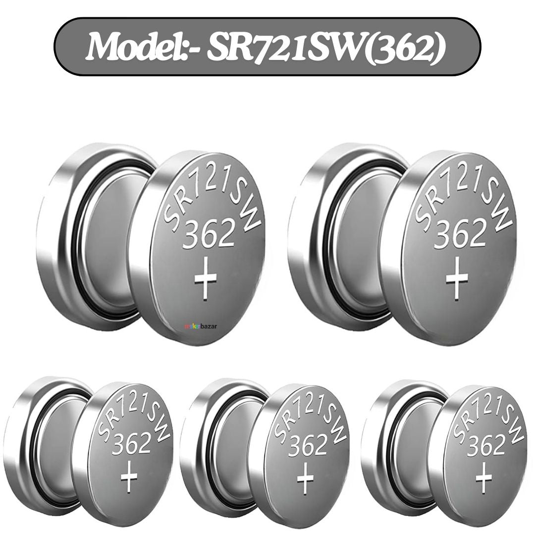 1.55V Wrist Watch Button Cell Silver Oxide Battery