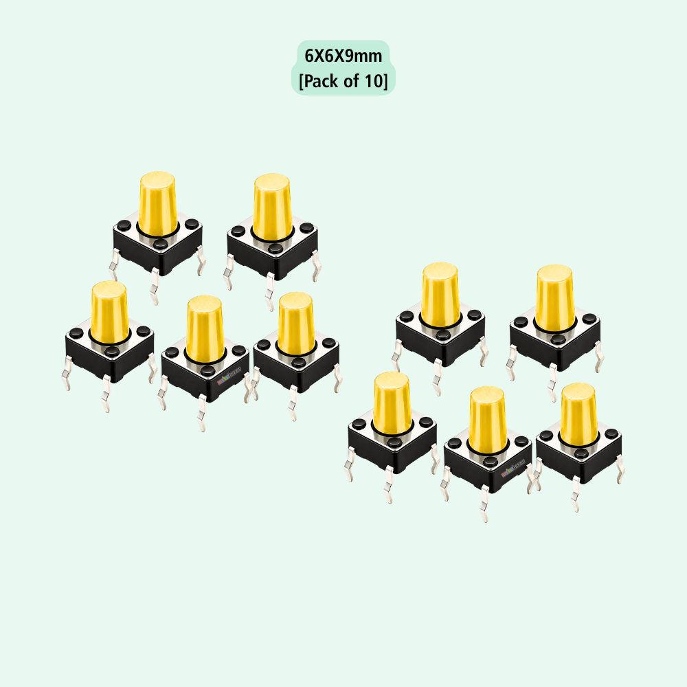 6x6mm DIP Mini Tactile Push Button Switch - 4Legs