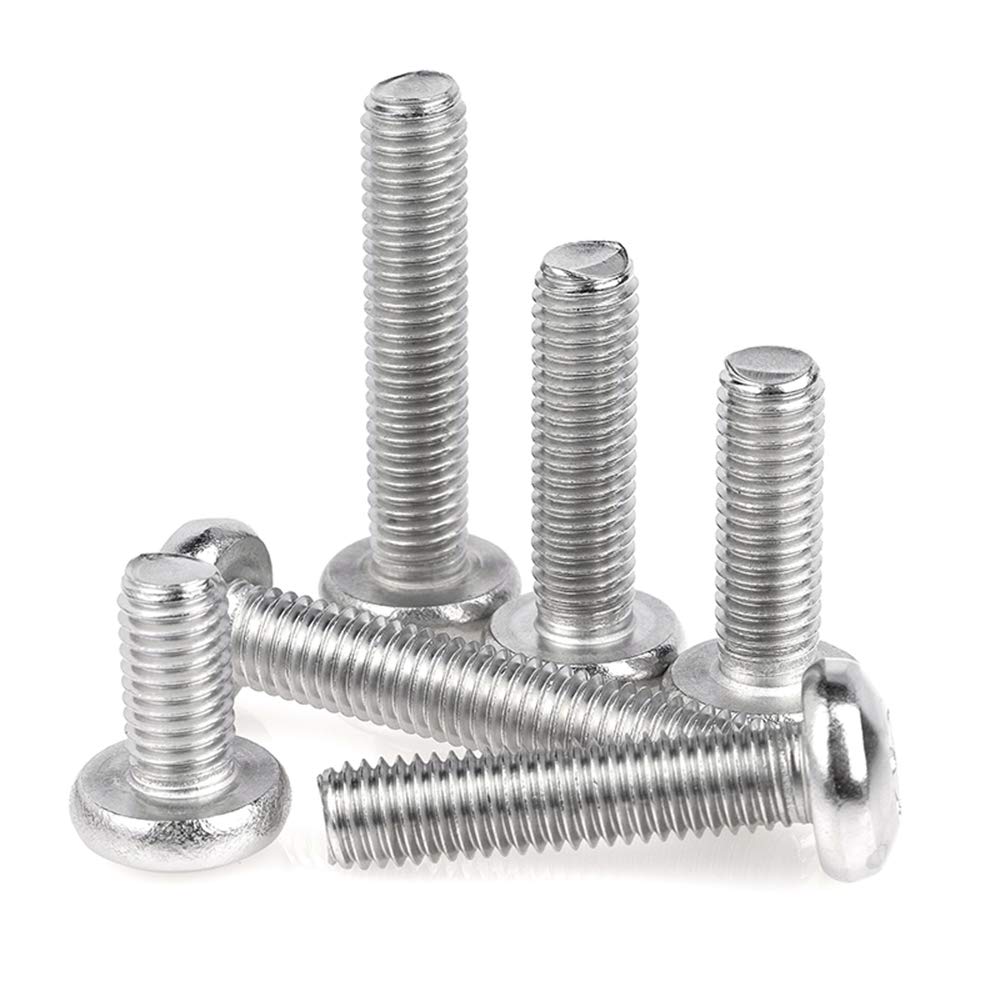 White-Polished Bolt Combi-Pan-Head Screw