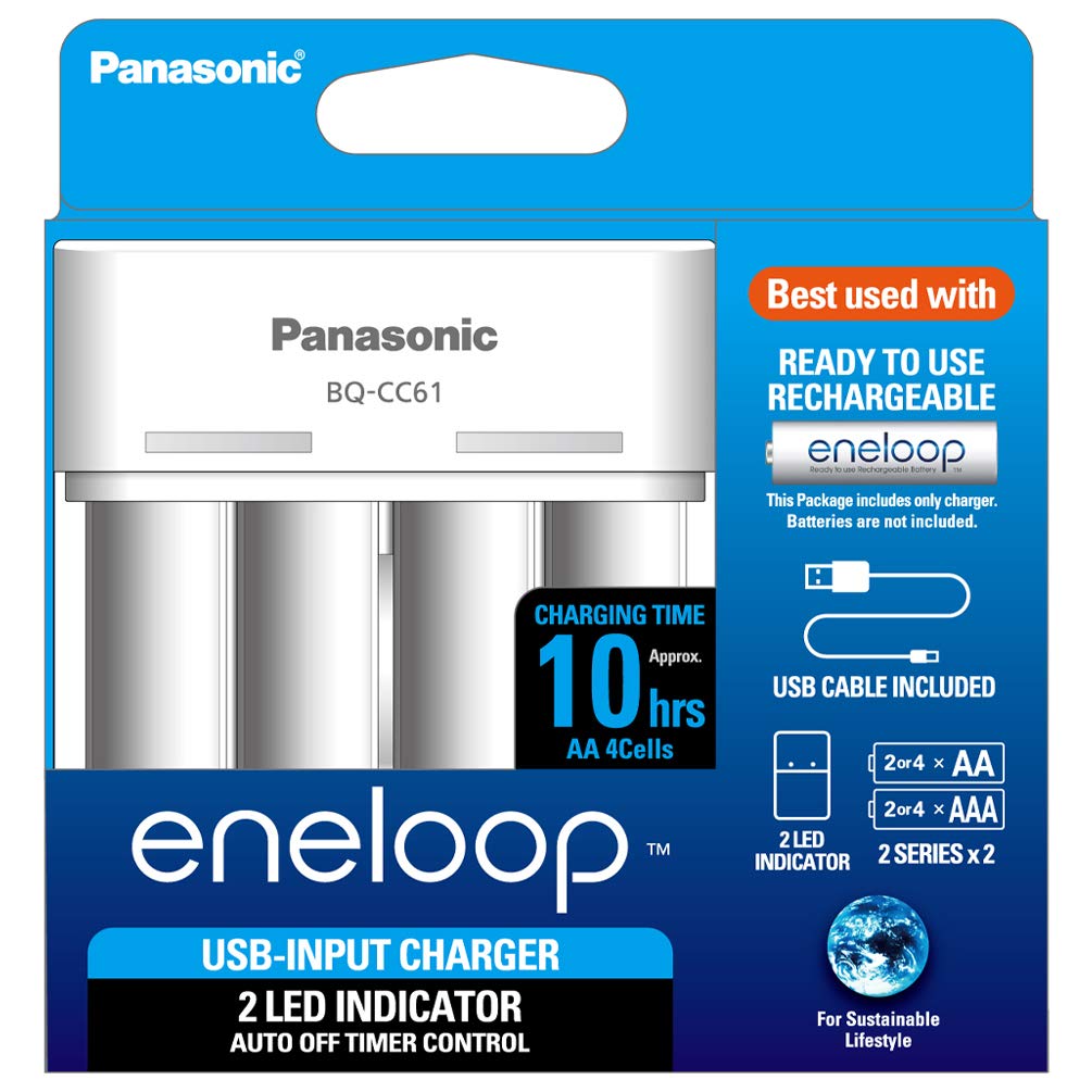 Panasonic Eneloop Advanced Chargers for Ni-MH Batteries