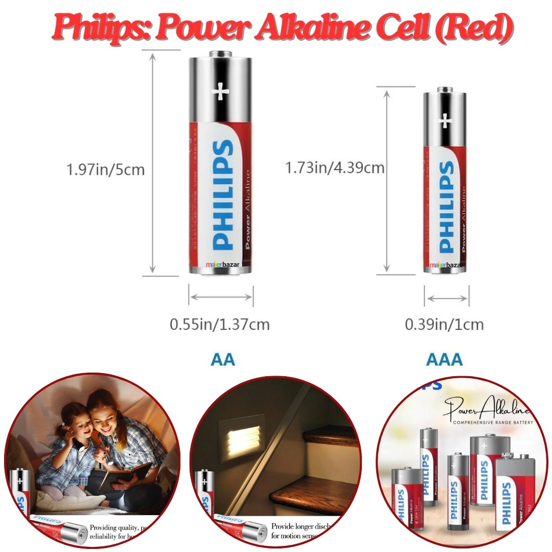 Philips: AA/AAA Power Alkaline Cell (Red)