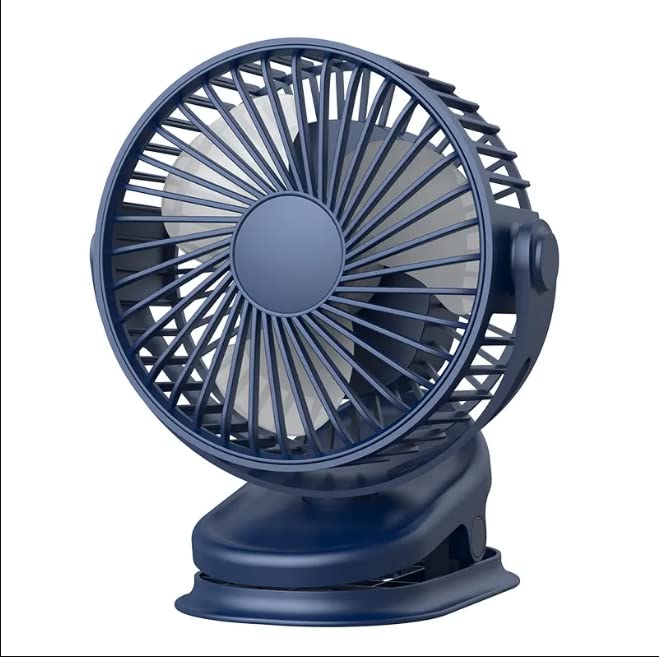Portable USB-Powered Table Fan with Clip-on Mini Desk Fan