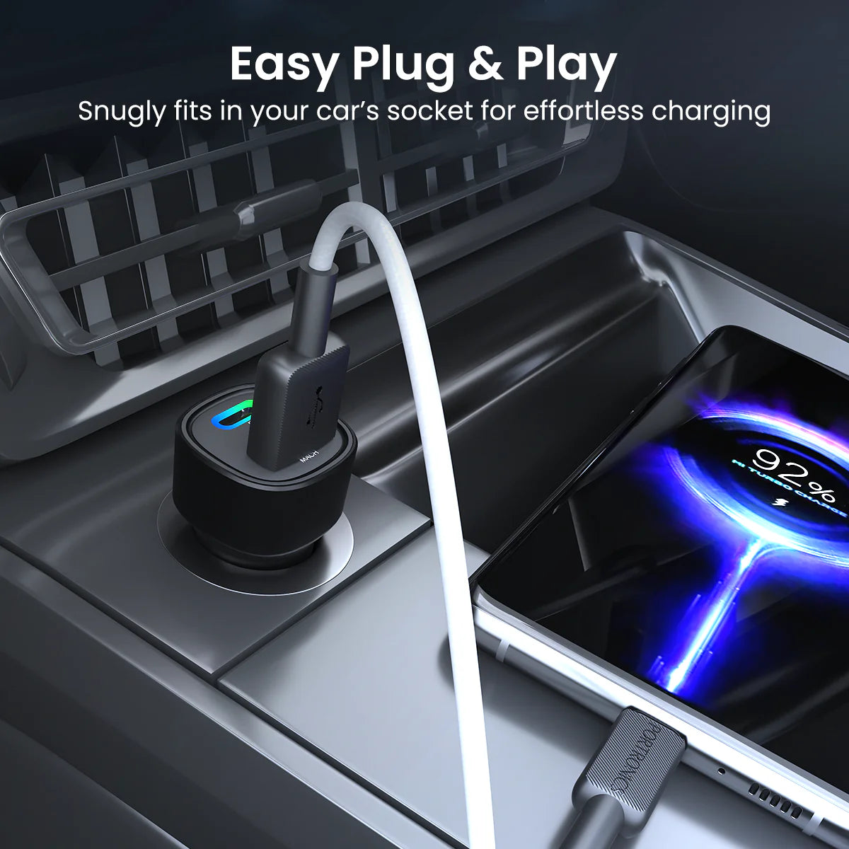 Portronics: Dual USB Output Fast Car Charger