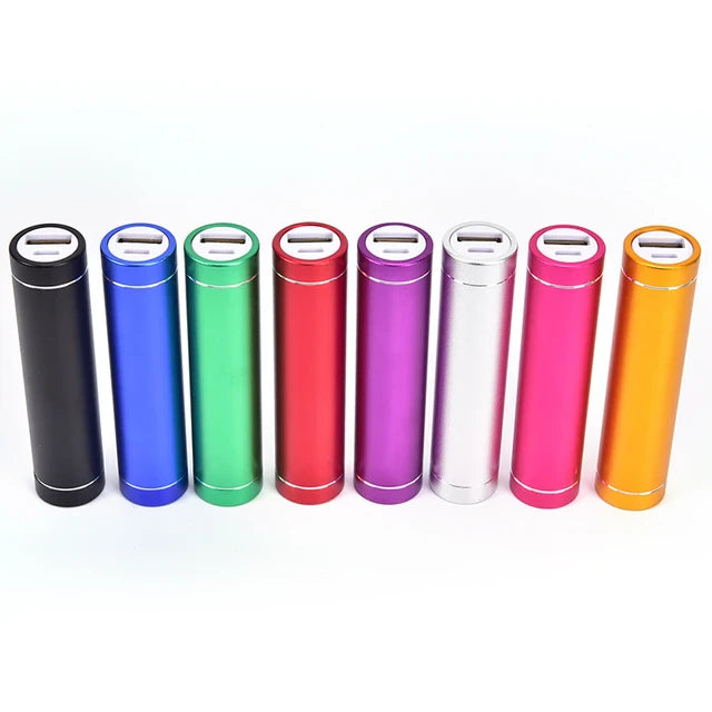 5V 1A USB Aluminium Body Power Bank Case for 18650 Battery