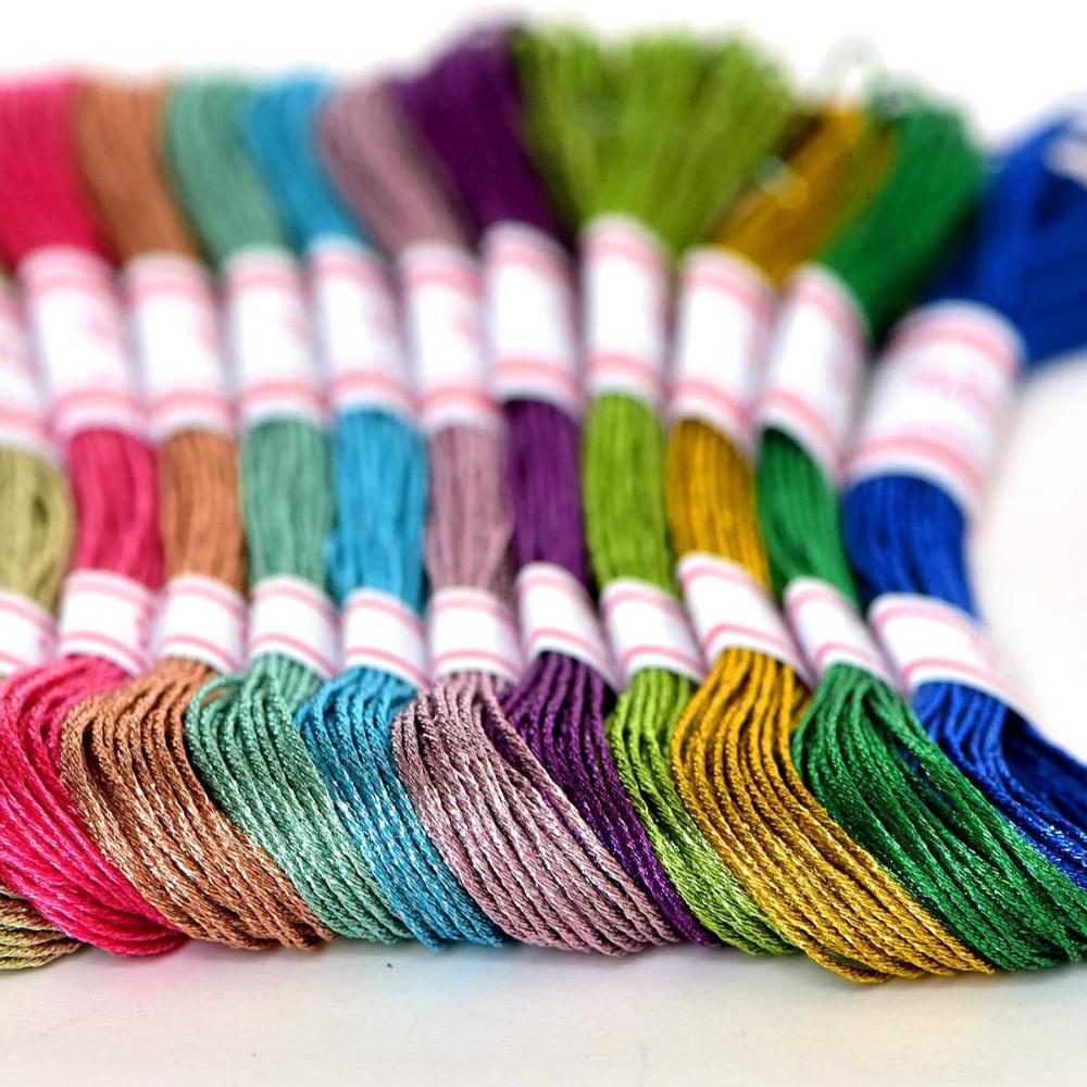 DIY Cotton Thread for Hand Embroidery, Art & Craft