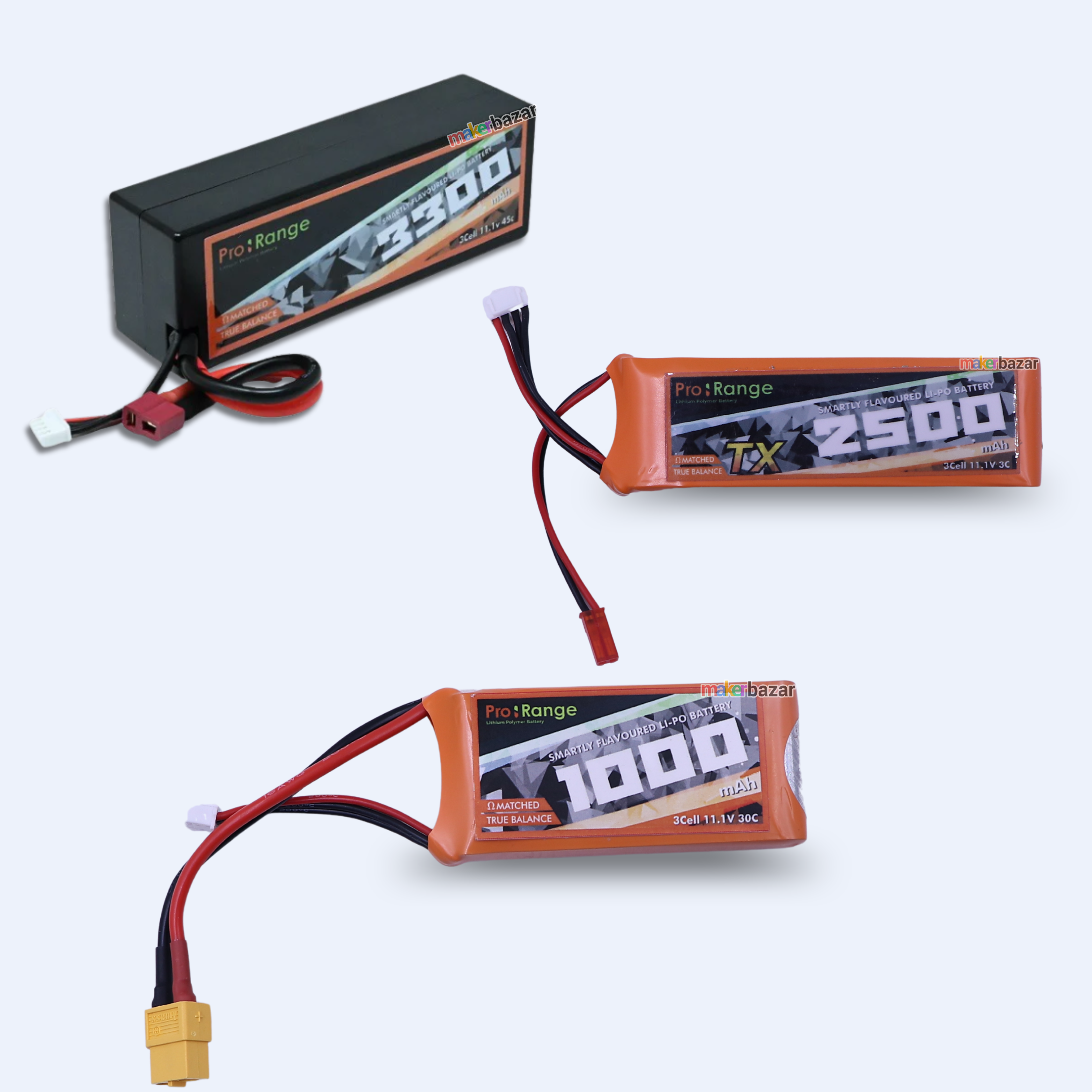 Pro-Range 11.1V 3S Lithium Polymer (LiPo) Battery Pack