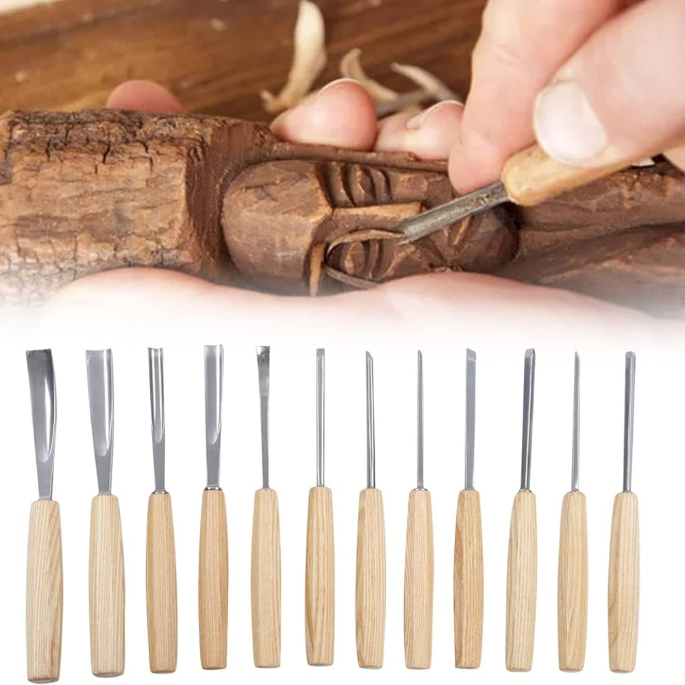 Professional Wood Carving Hand Chisels Set for DIY Woodworking