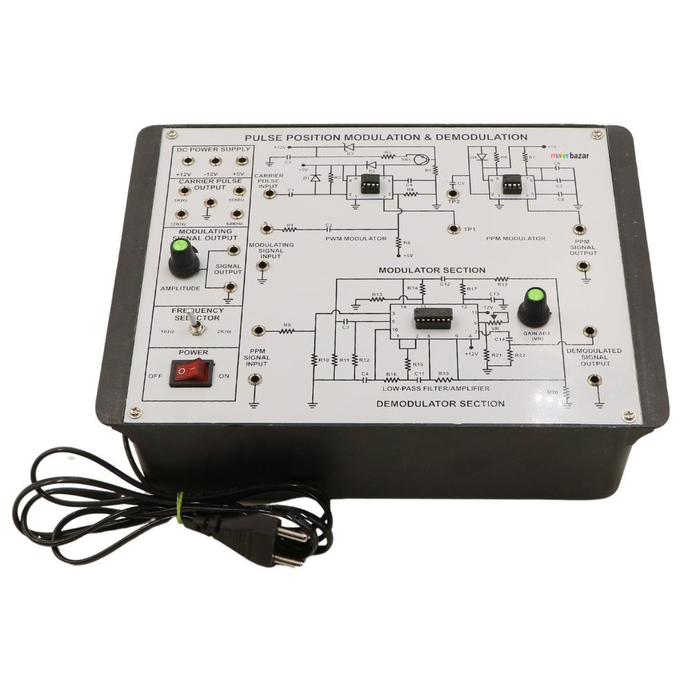 Pulse Position Modulation and Demodulation Trainer Kit