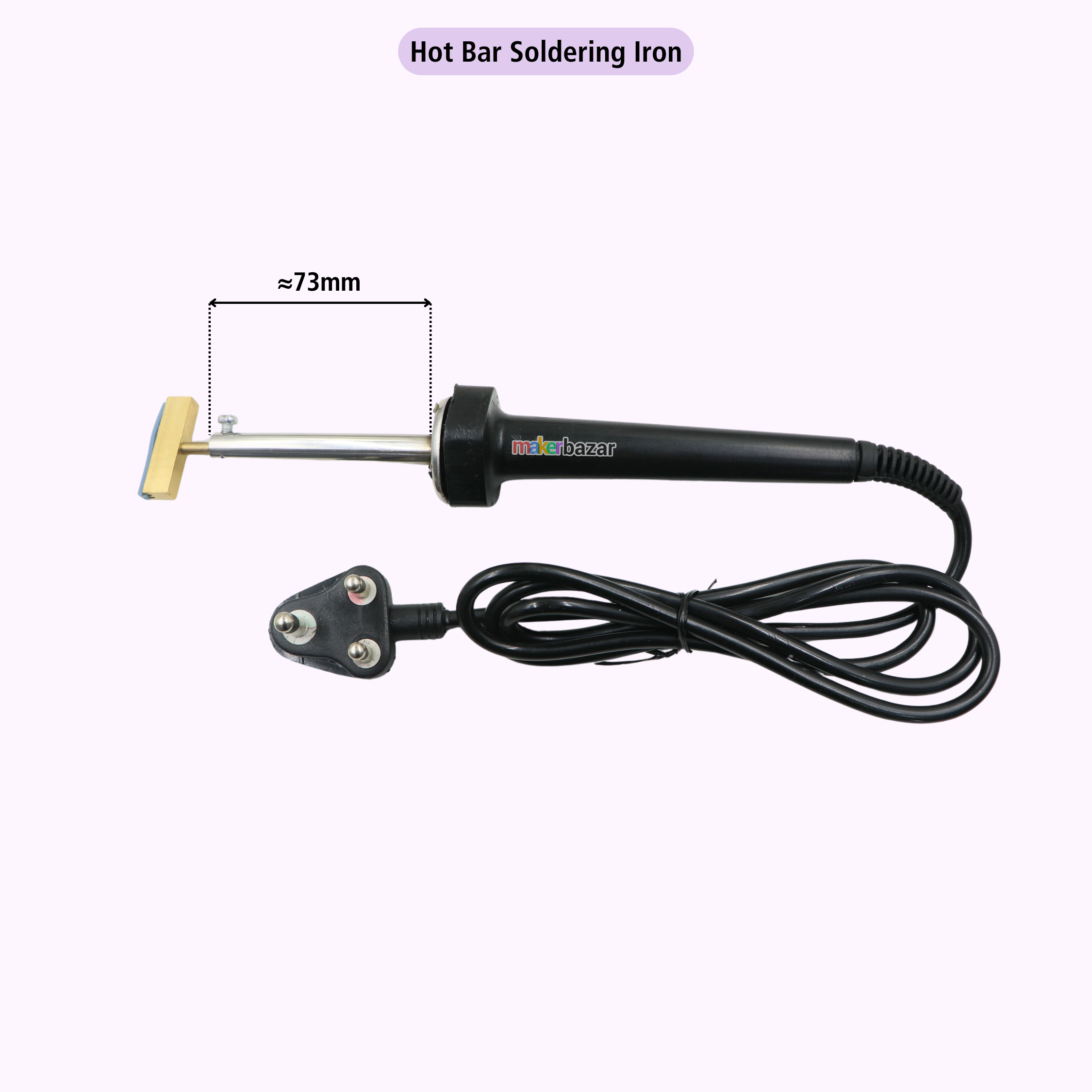 Hot Pressing Soldering Iron with T-Type Iron Head