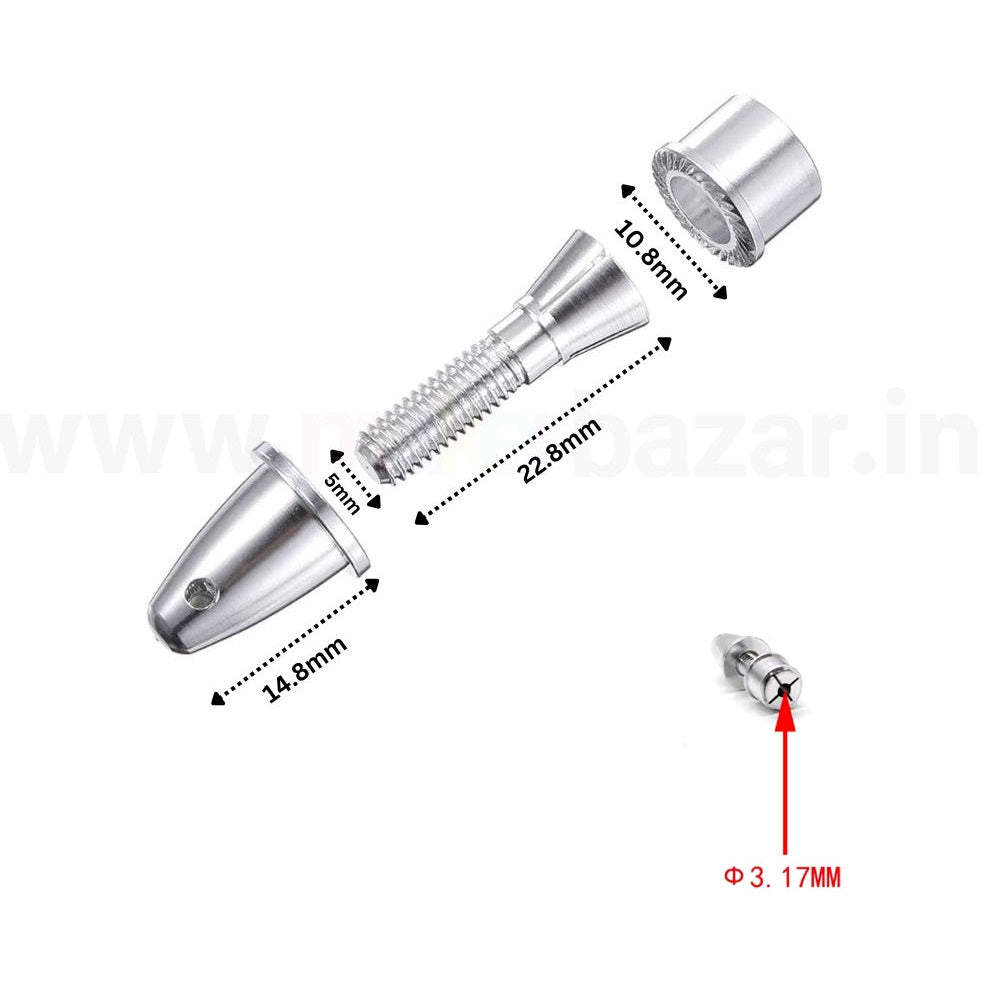 RC Aluminum Bullet Propeller Adapter Holder