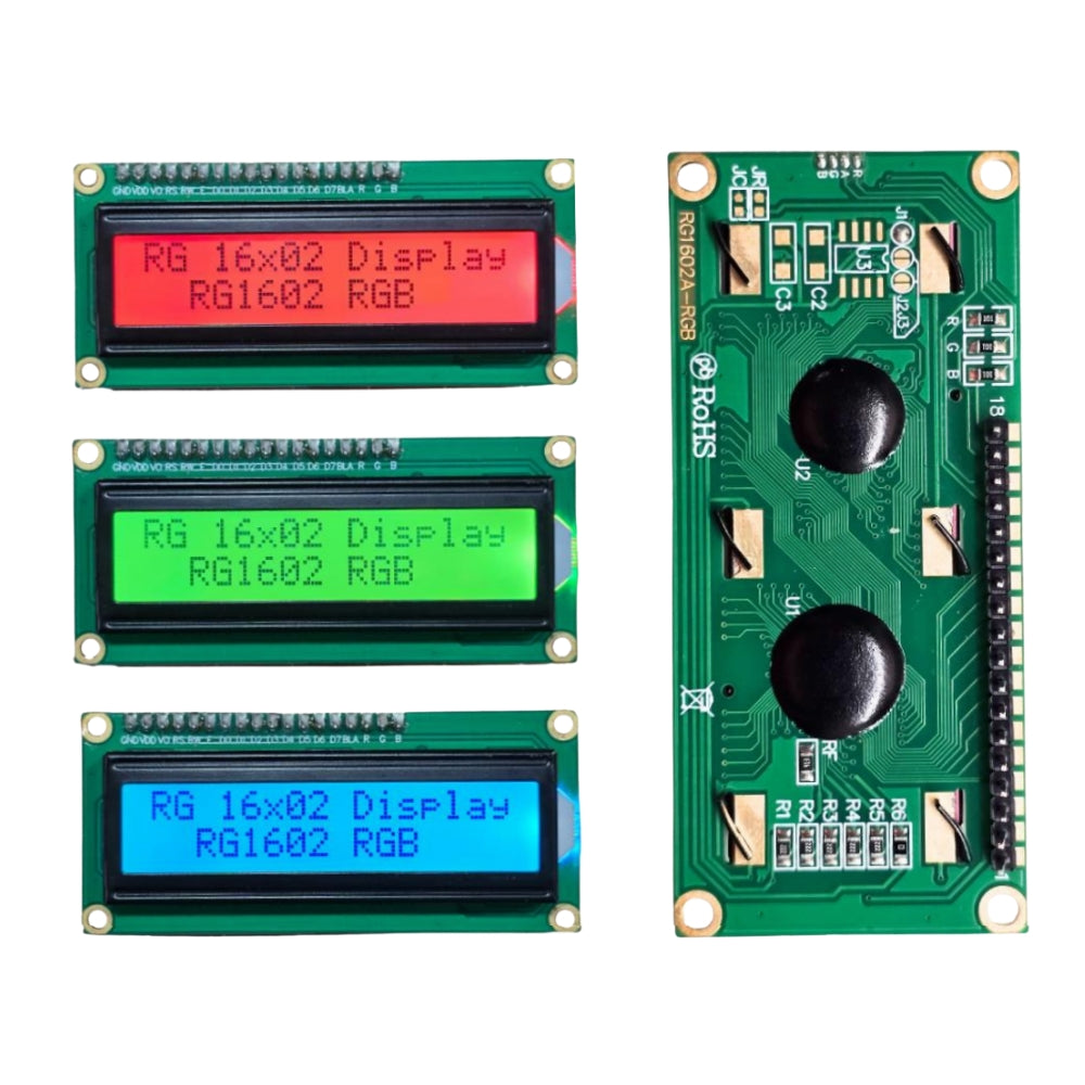 16x2 LCD1602 Parallel LCD Display (Without IIC)