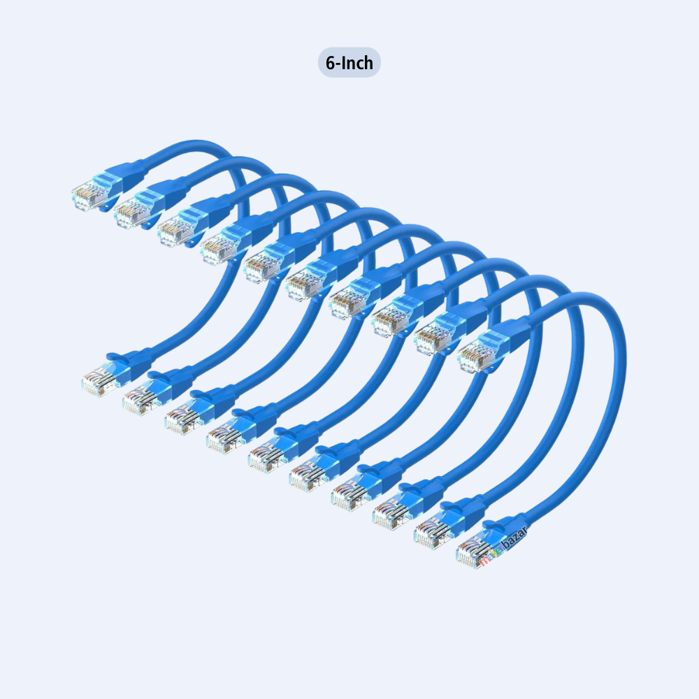 RJ45 CAT6 Ethernet Patch LAN Cable (Random Colors)