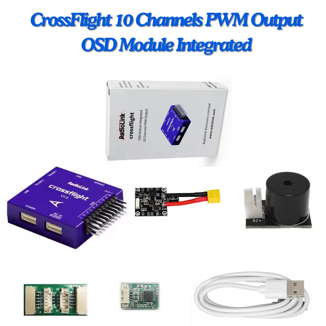 Radiolink: CrossFlight 10 Channels PWM Output OSD Module Integrated
