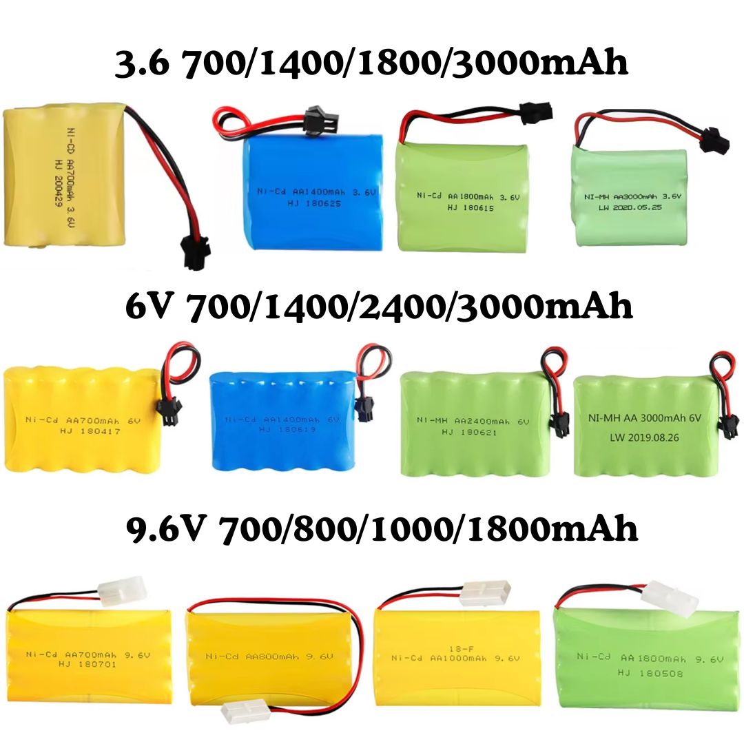 Ni-Cd Rechargeable AA Cells Battery Pack