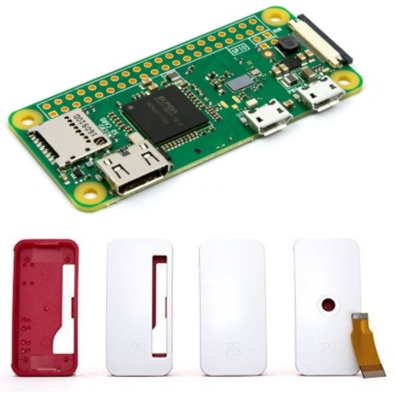 Raspberry Pi Zero W with Case and Camera Cable