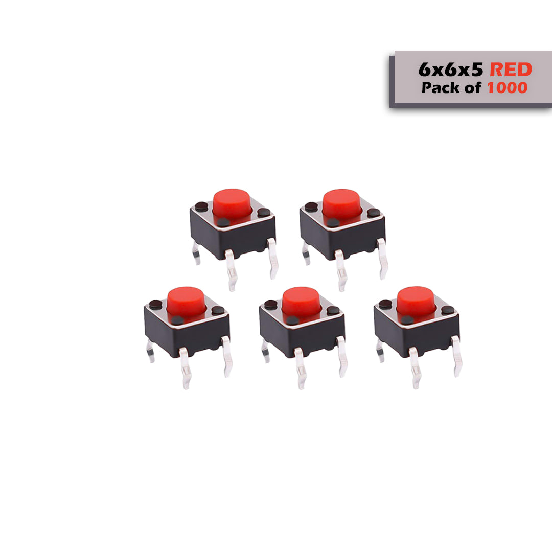 6x6mm DIP Mini Tactile Push Button Switch - 4Legs