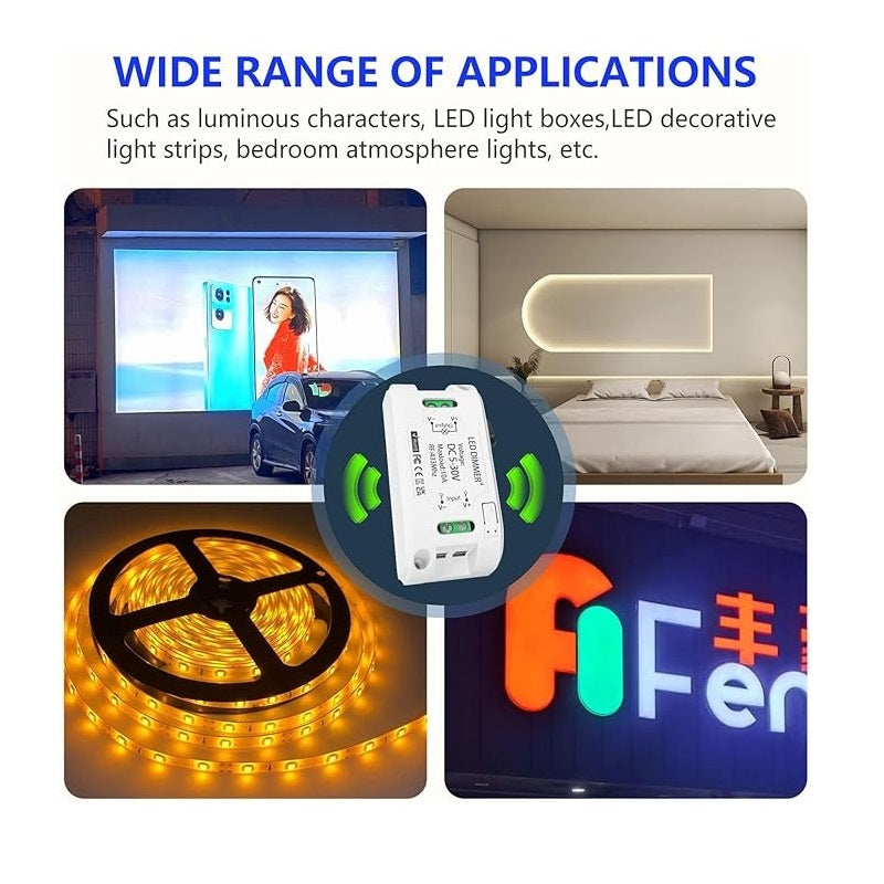 5-30VDC Remote Controlled Dimmer Relay Switch Combo