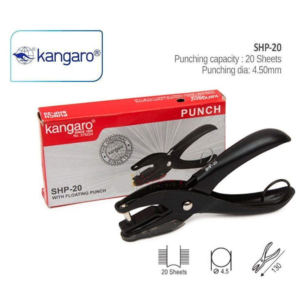 Kangaro: Desk Essentials Paper Punch Machine