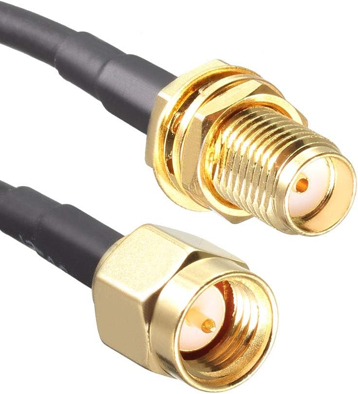 SMA to SMA RG-174 Low Loss Coaxial Jumper RF Antenna Wifi Router Cable