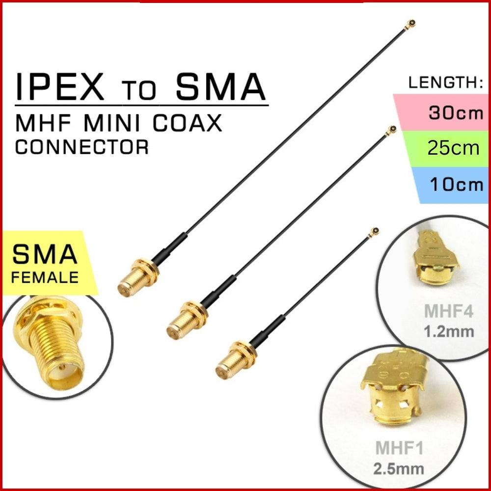 UFL Zu SMA Pigtail Kabel – Perfekt Für WLAN, WWAN, Mini PCIe In Laptops & Routern UFL Zu SMA Pigtail Kabel – Perfekt Für WLAN, WWAN, Mini PCIe In Laptops & Routern