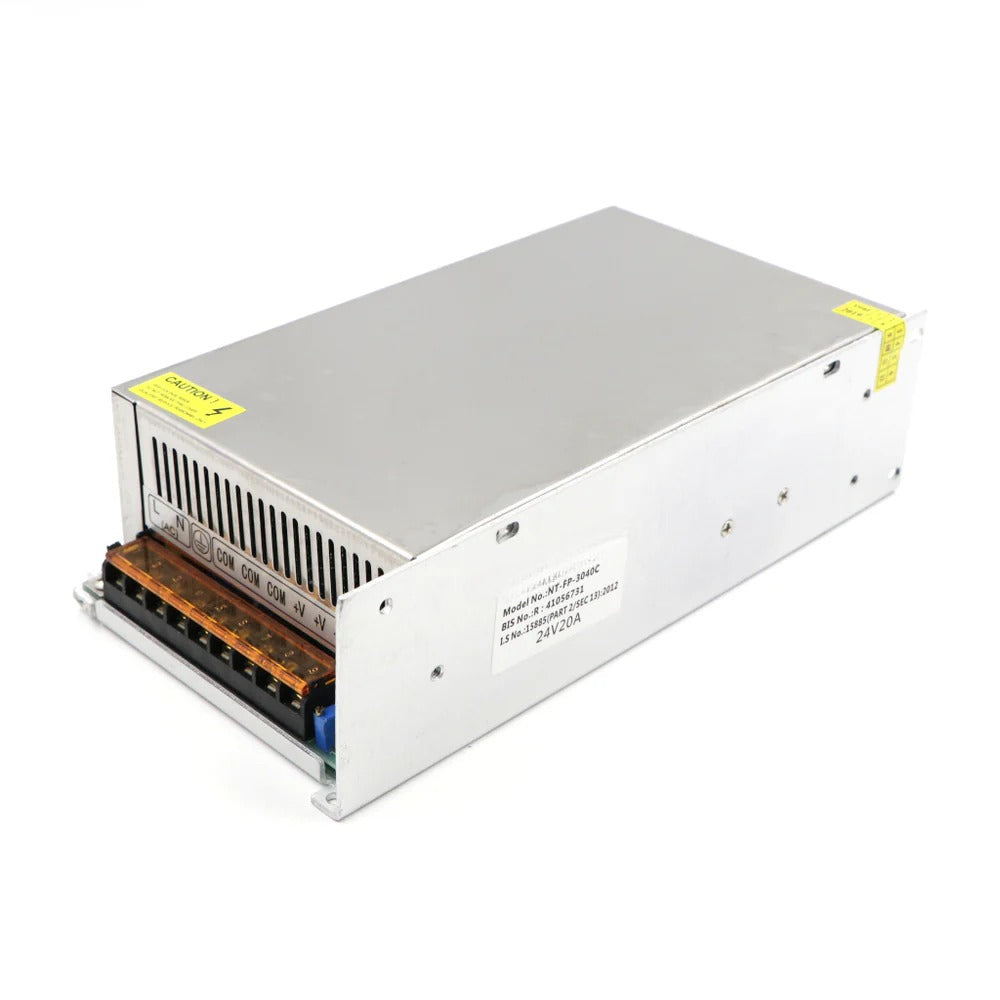 24Volt DC Switch Mode Power Supply (SMPS) Rectangular Metal Casing