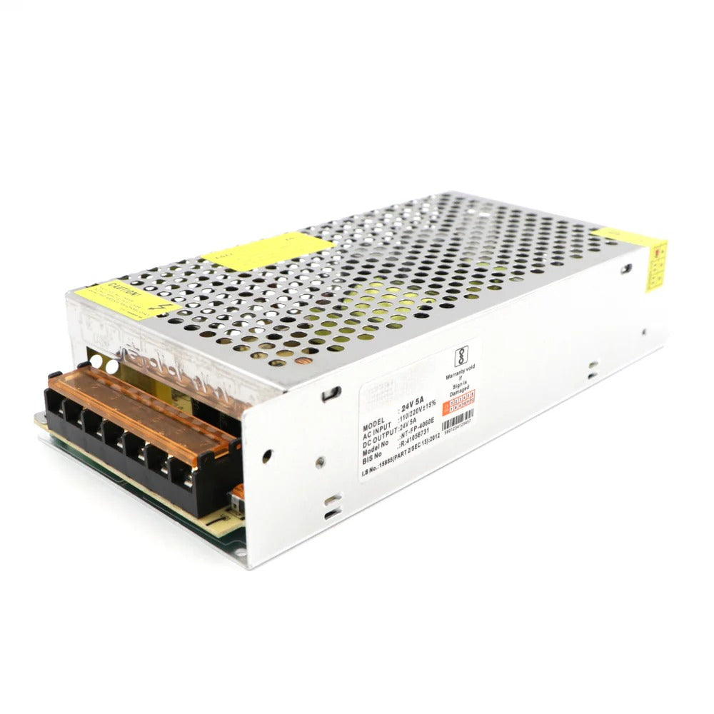 24Volt DC Switch Mode Power Supply (SMPS) Rectangular Metal Casing