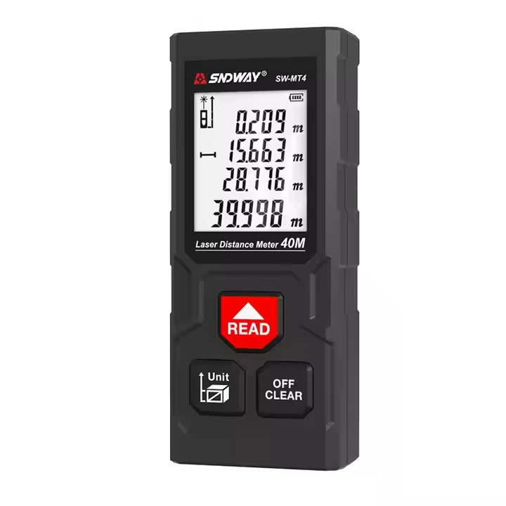 SW-MT4 40M Laser Distance Meter – High Precision Infrared Rangefinder